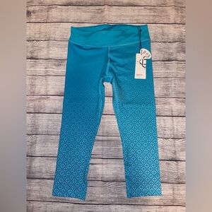 Satva New Blue Patterned Leggings